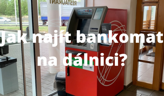 Jak najít bankomat na dálnici Bankomat na dálnici