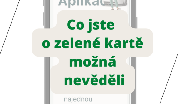 Zelená karta v mobilu Zelená karta v mobilu